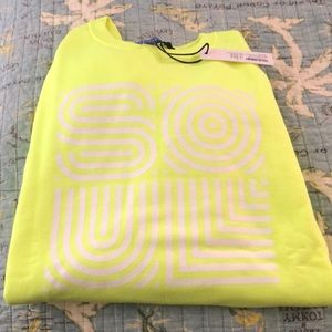 NWT soul cycle x paradised sweatshirt